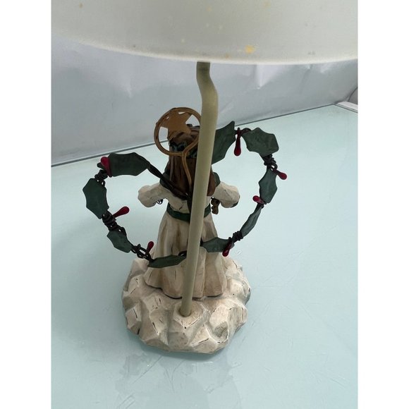 Angel Lamp Candle Holder Christmas Holiday Decor Display Decoration 7.5" Tall - Picture 3 of 8